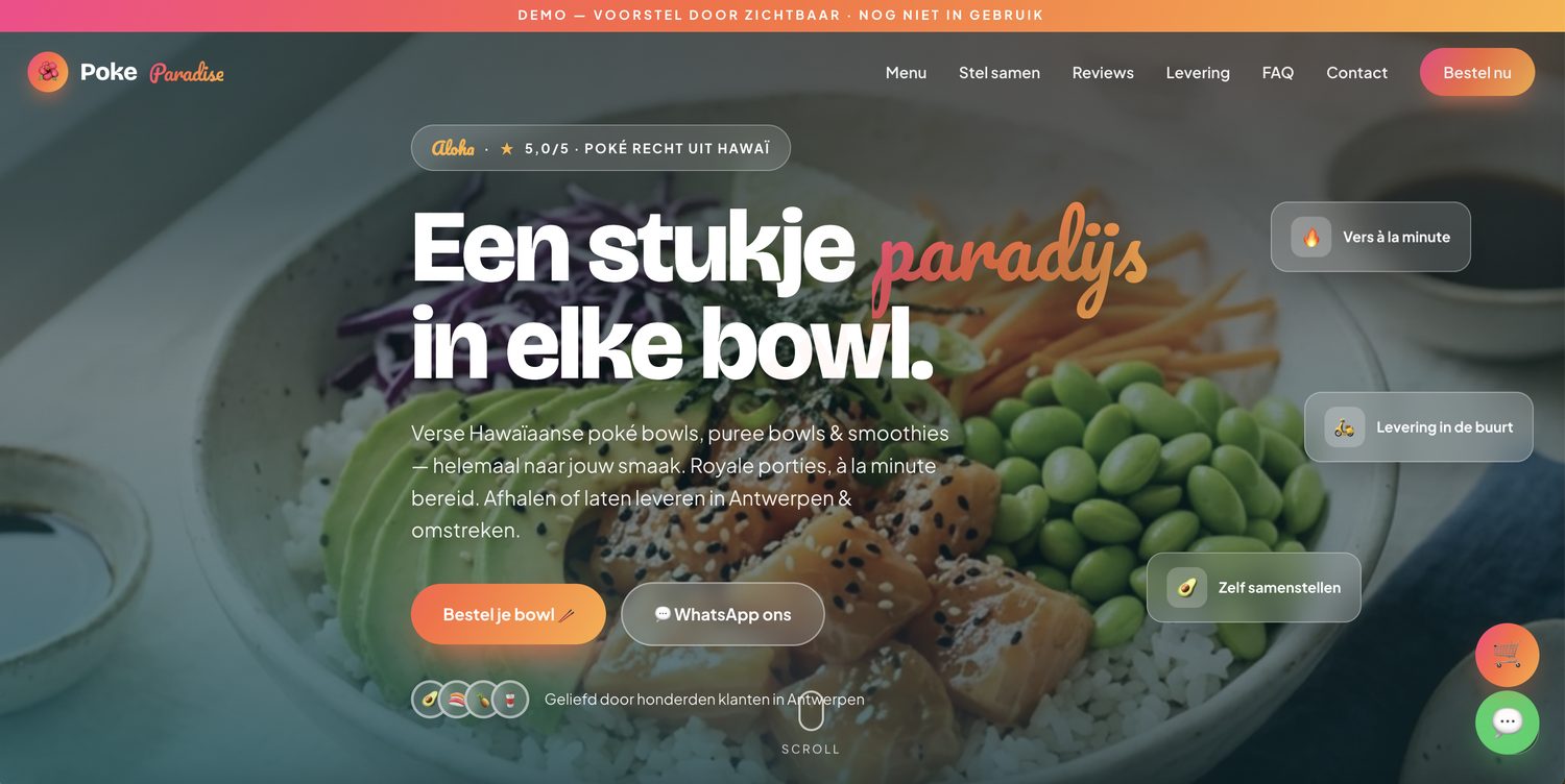 Website in huisstijl